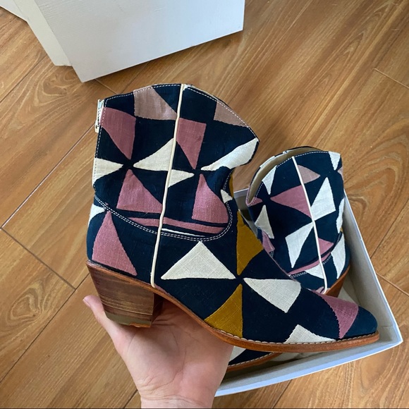 NIB Free People Mosaic Western Boots - Picture 2 of 6